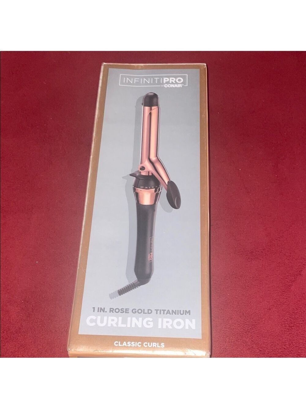 Infinite Pro 1” Rise Gold Titanium Curling Iron